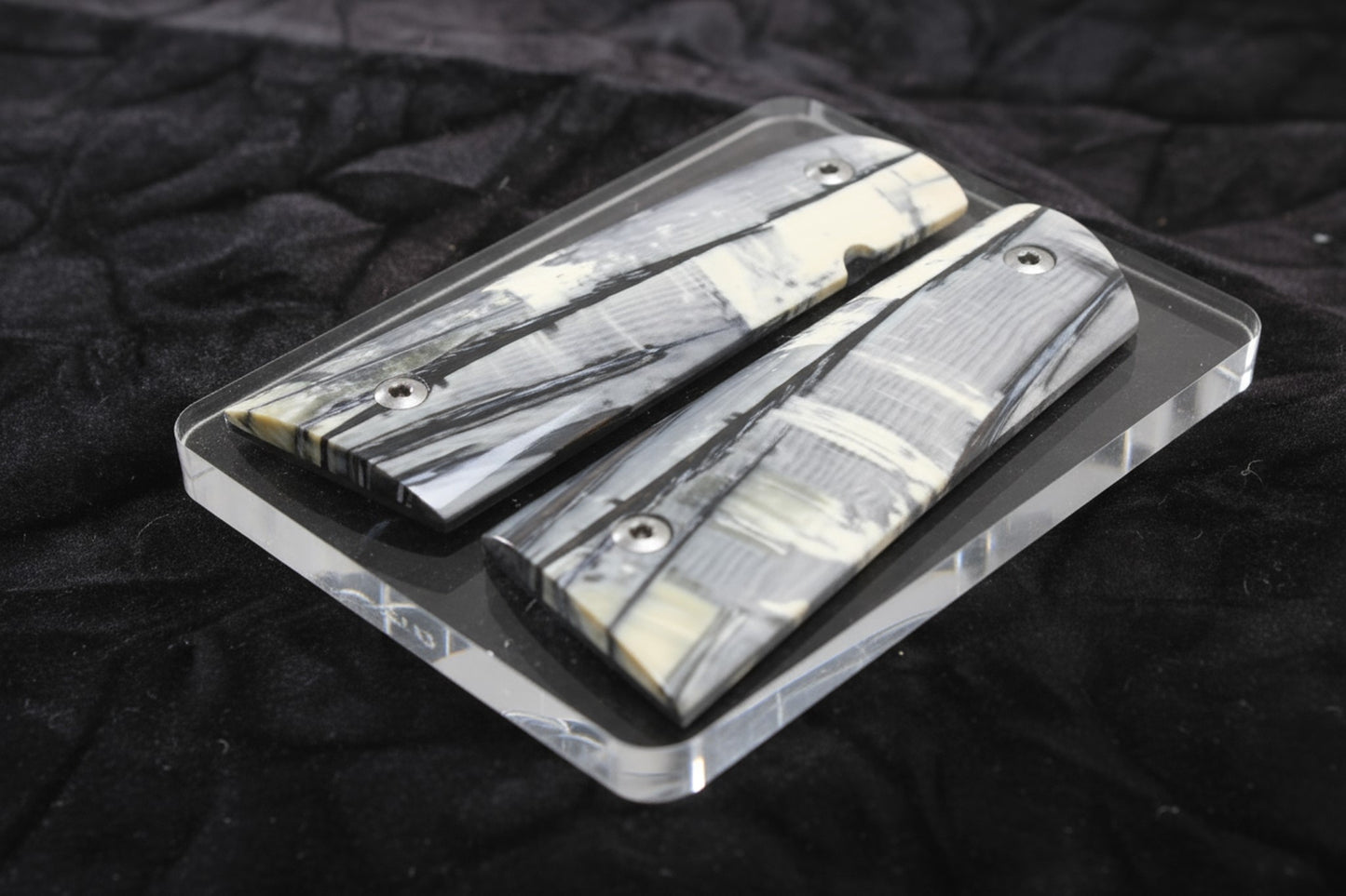 NEW! VERTICAL CUT MAMMOTH IVORY 1911 GRIPS A-2811