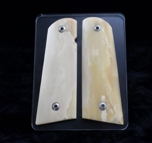 INTERIOR MAMMOTH IVORY 1911 GRIPS A-2815