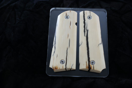 LITE BARK MAMMOTH IVORY 1911 GRIPS A-2820
