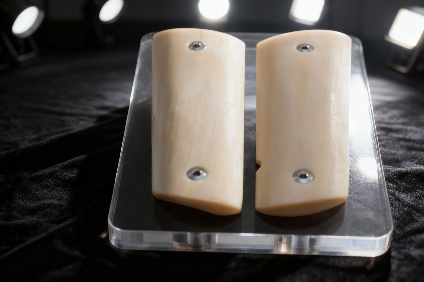 INTERIOR MAMMOTH IVORY 1911 GRIPS A-2822