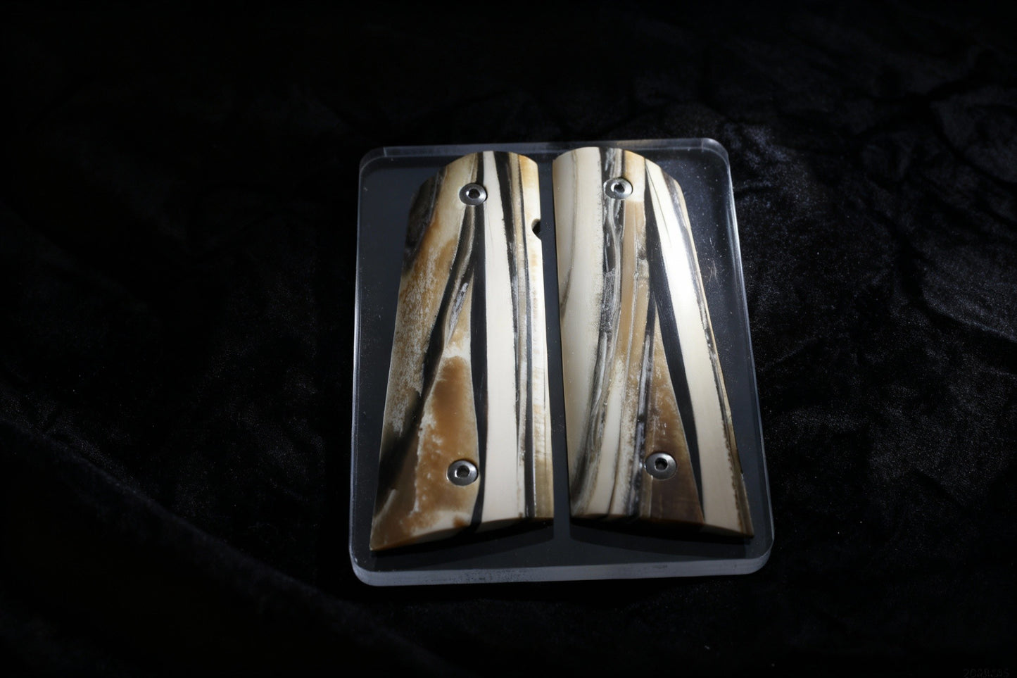 NEW! VERTICAL CUT MAMMOTH IVORY 1911 GRIPS A-2826