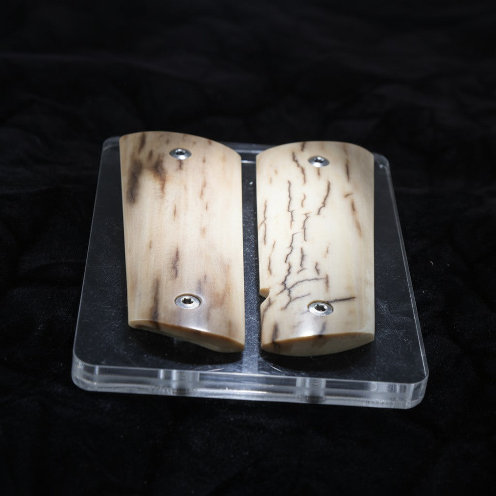 LITE BARK MAMMOTH IVORY 1911 GRIPS A-2829