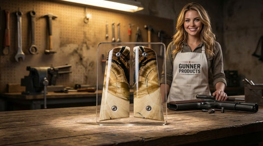 CROSSCUT MAMMOTH IVORY 1911 GRIPS A-2836