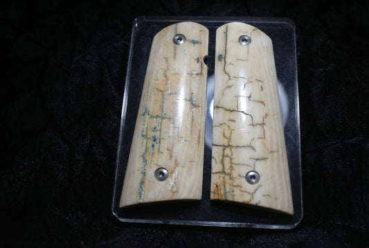 ICE CRACKLE MAMMOTH IVORY 1911 GRIPS A-2840