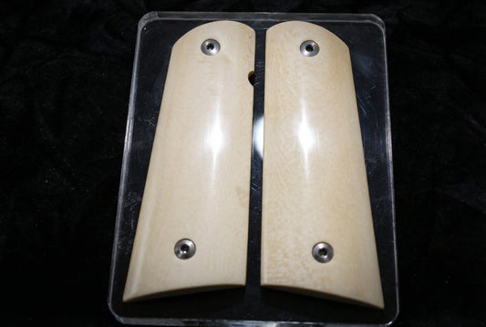 CREAMY MAMMOTH IVORY 1911 GRIPS A-2841