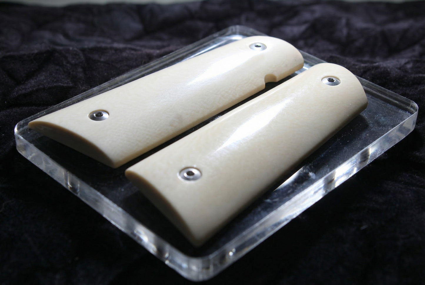 CREAMY MAMMOTH IVORY 1911 GRIPS A-2841