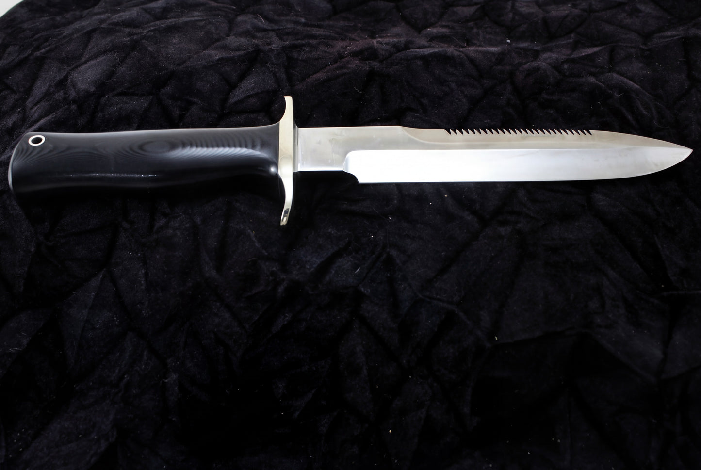 RANDALL MODEL 16 DIVER'S KNIFE DOUBLE NICKEL SILVER HILT A-2848