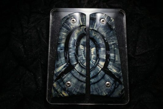 CROSSCUT MAMMOTH IVORY 1911 GRIPS A-2859