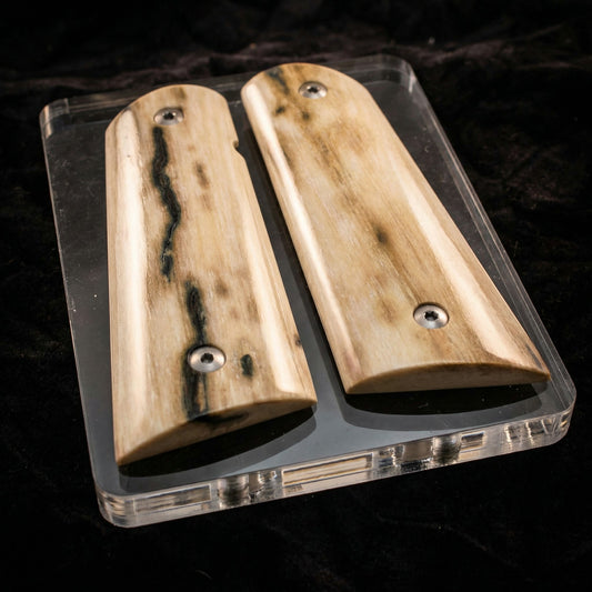 BARK MAMMOTH IVORY 1911 GRIPS A-2881