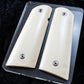 BEAUTIFUL CREAMY INTERIOR MAMMOTH IVORY 1911 GRIPS A-2887