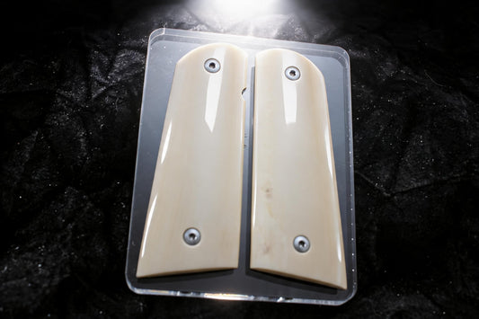 CREAMY MAMMOTH IVORY 1911 GRIPS A-2926