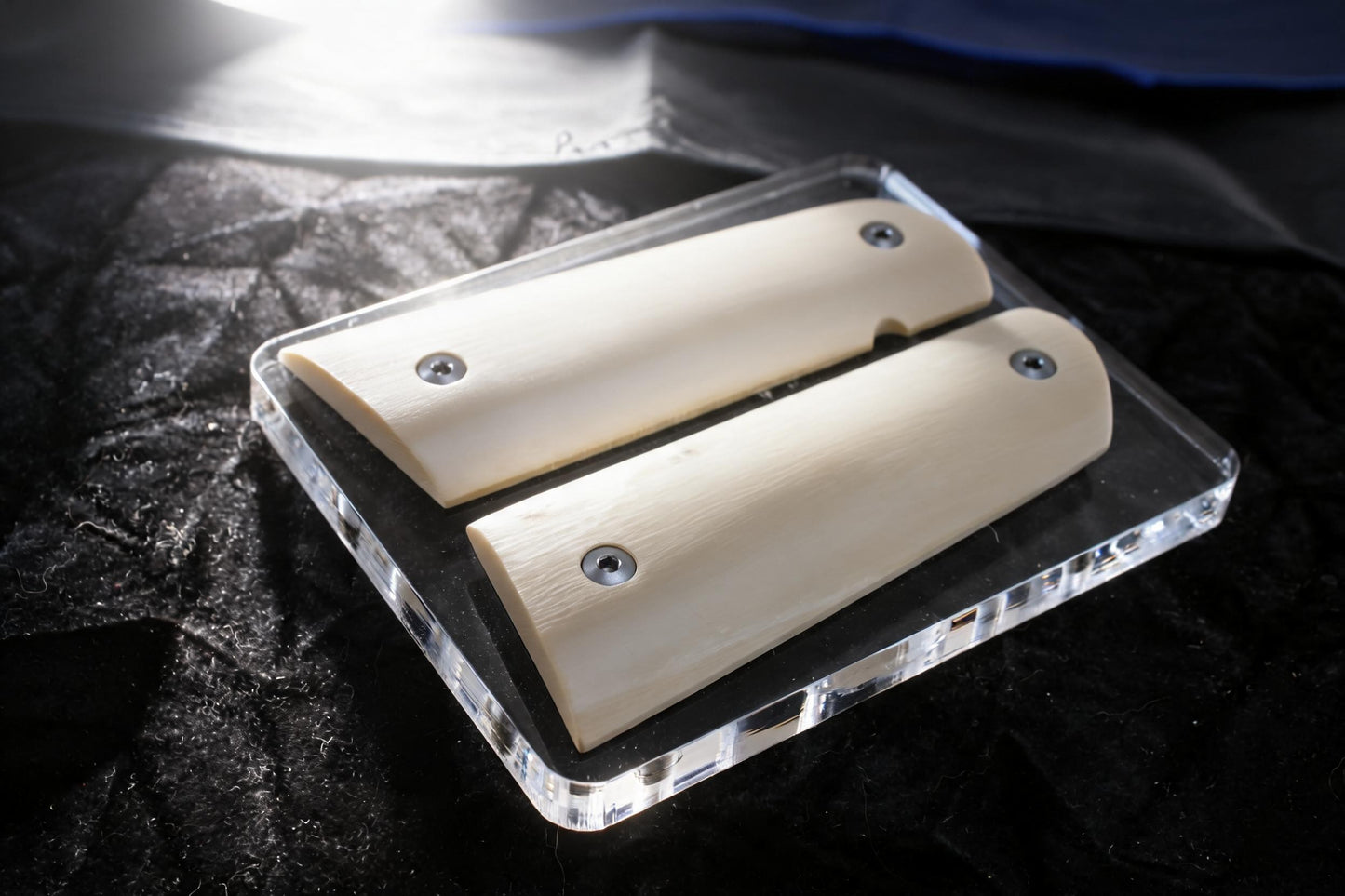 CREAMY MAMMOTH IVORY 1911 GRIPS A-2926