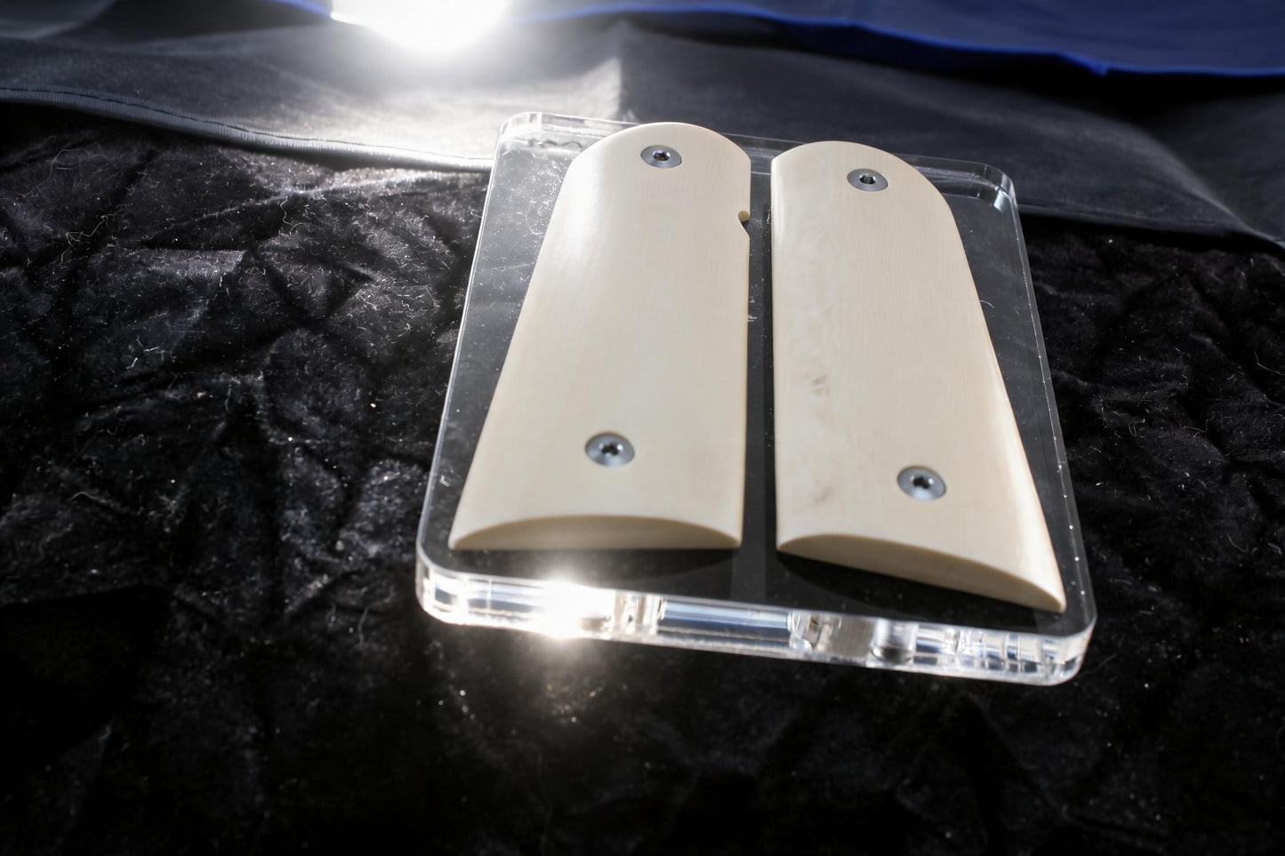CREAMY MAMMOTH IVORY 1911 GRIPS A-2926