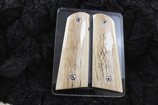 LITE BARK MAMMOTH IVORY 1911 GRIPS A-2928