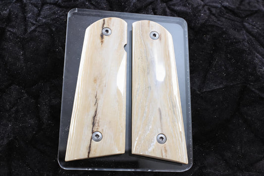 LITE BARK MAMMOTH IVORY 1911 GRIPS A-2933