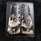 AMAZING CROSSCUT MAMMOTH IVORY 1911 GRIPS A-2934