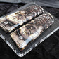 AMAZING CROSSCUT MAMMOTH IVORY 1911 GRIPS A-2934