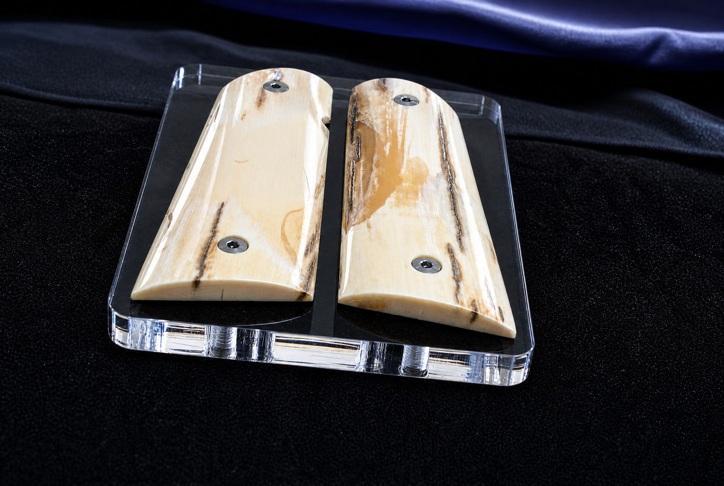BARK MAMMOTH IVORY 1911 GRIPS A-2937