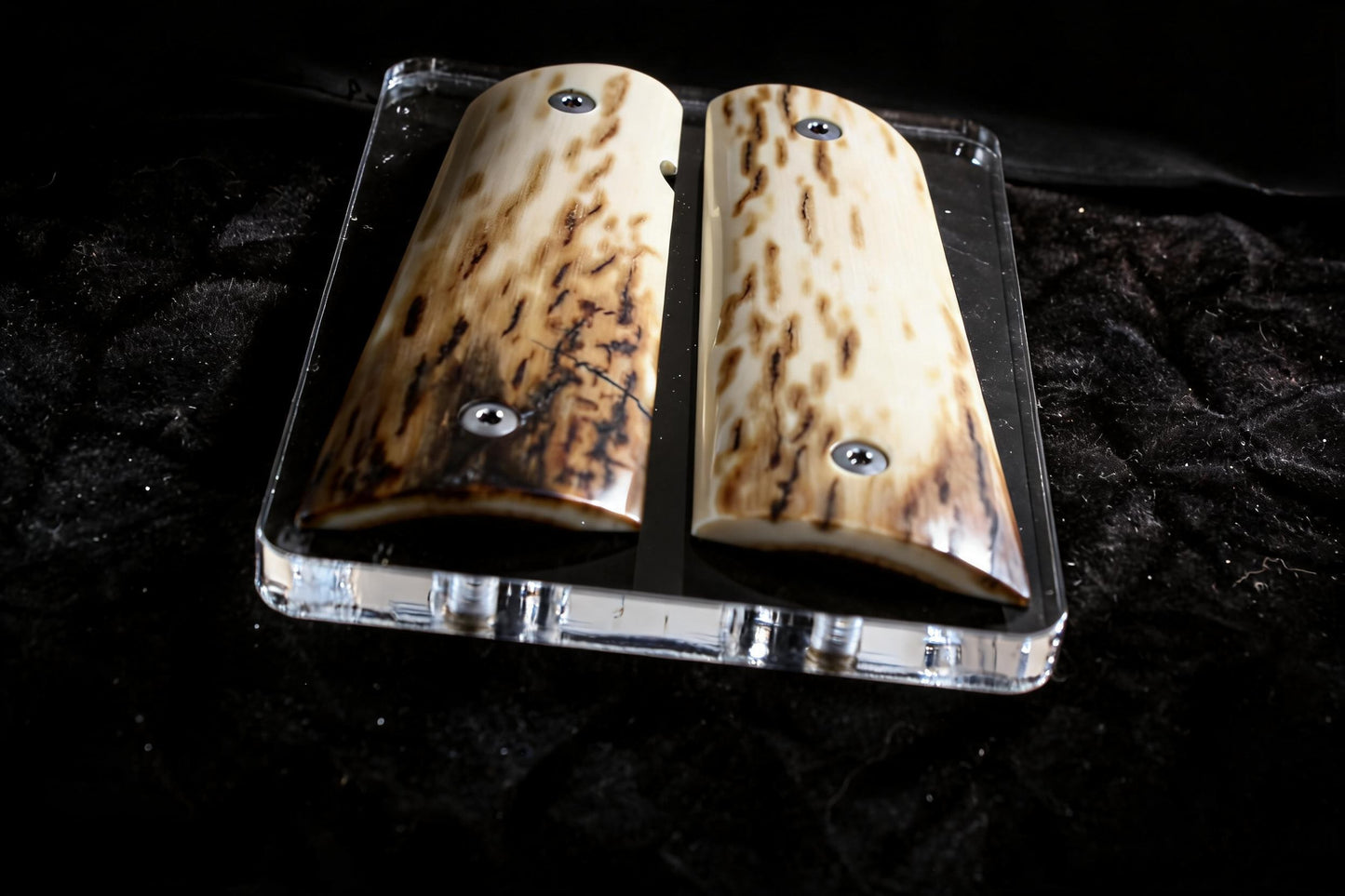 BARK MAMMOTH IVORY 1911 GRIPS A-2945