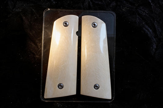 CREAMY MAMMOTH IVORY 1911 GRIPS A-2946