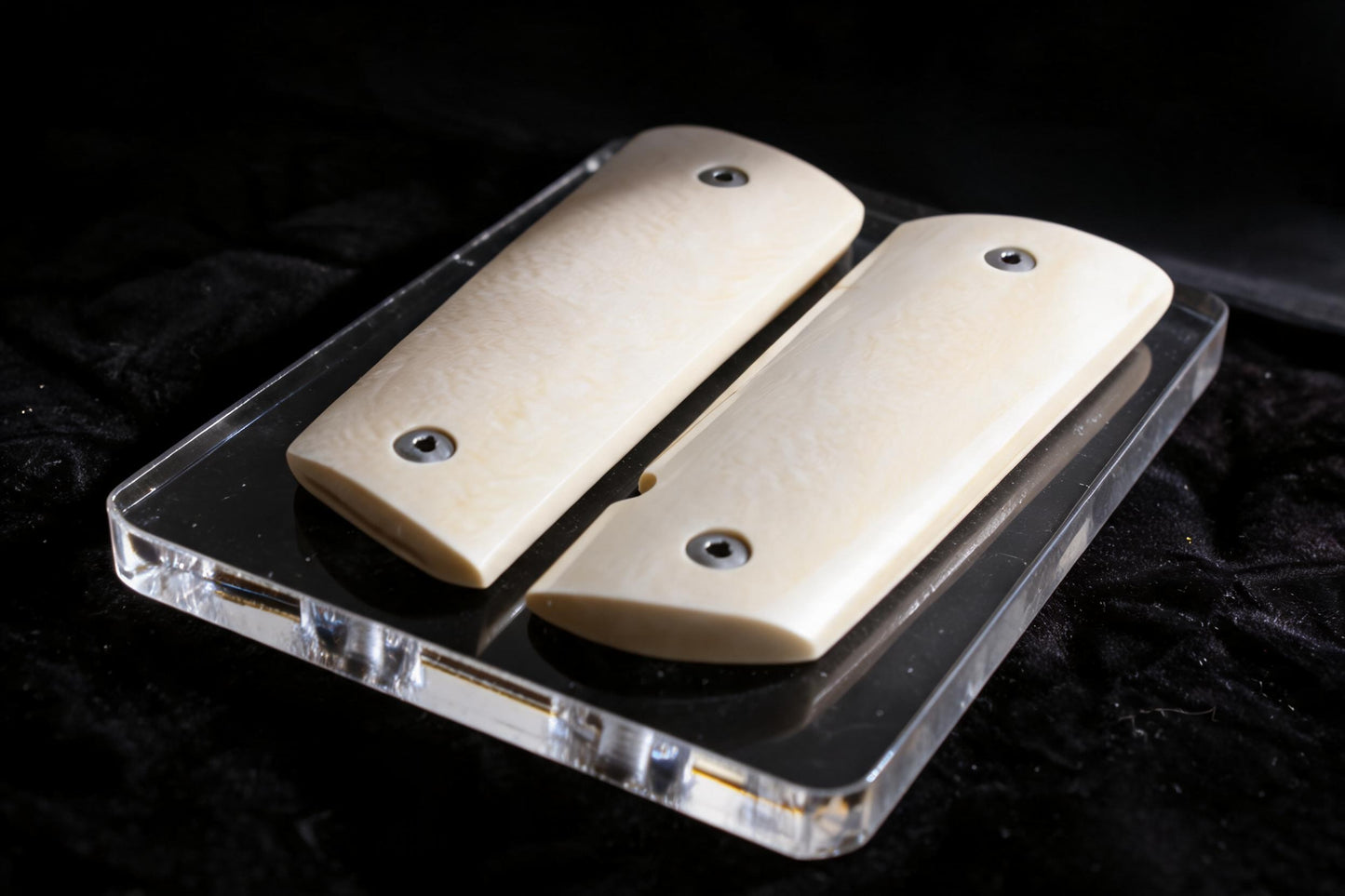 CREAMY MAMMOTH IVORY 1911 GRIPS A-2946