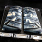 BLUE & CREAM CROSSCUT MAMMOTH IVORY 1911 GRIPS A-2957