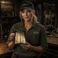 CROSSCUT MAMMOTH IVORY 1911 GRIPS A-2963