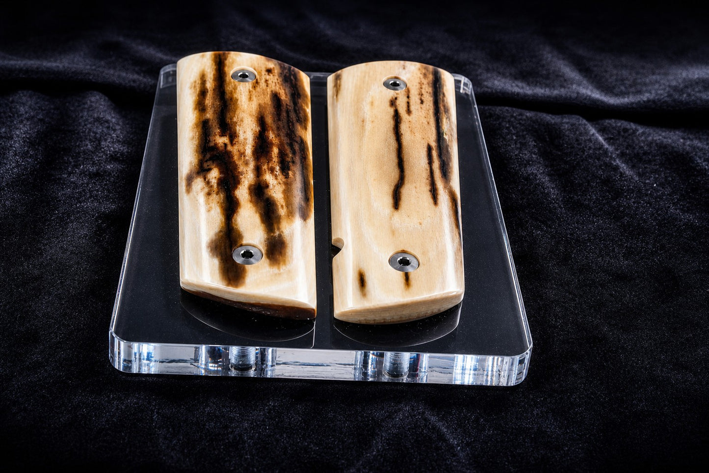 BARK MAMMOTH IVORY 1911 GRIPS A-2984