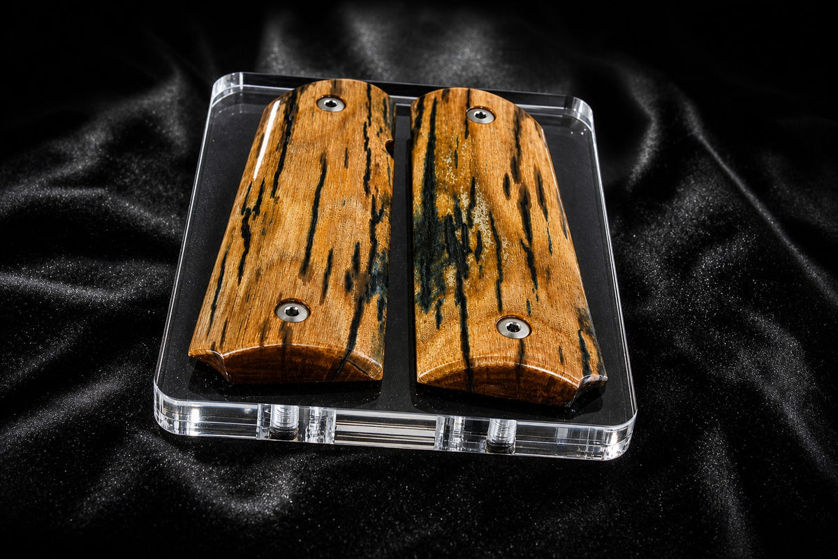 MAMMOTH IVORY 1911 GRIPS DONE IN THE CLASSIC STYLE A-2988