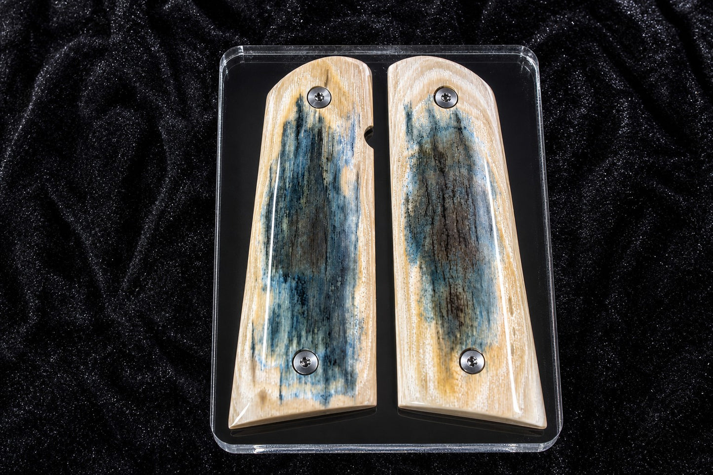 BLUE MAMMOTH IVORY 1911 GRIPS A-2992