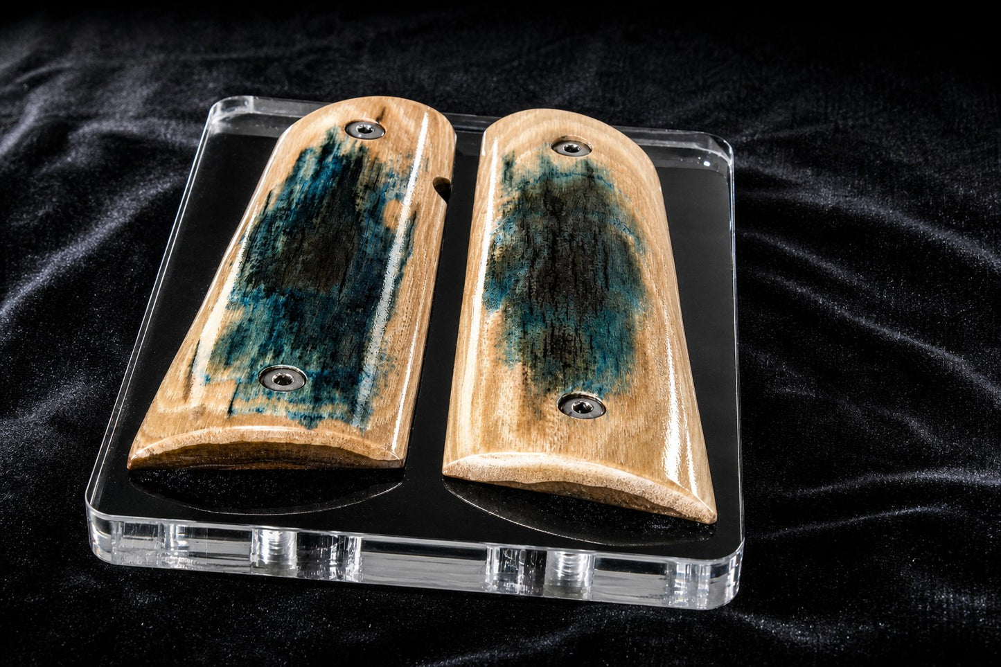 BLUE MAMMOTH IVORY 1911 GRIPS A-2992