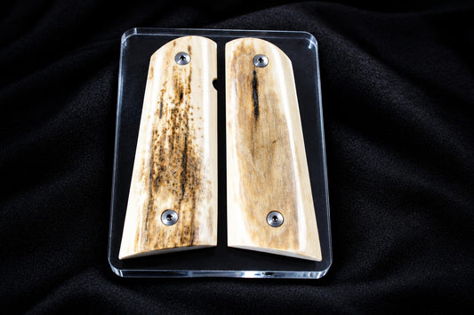 LITE BARK MAMMOTH IVORY 1911 GRIPS A-3003