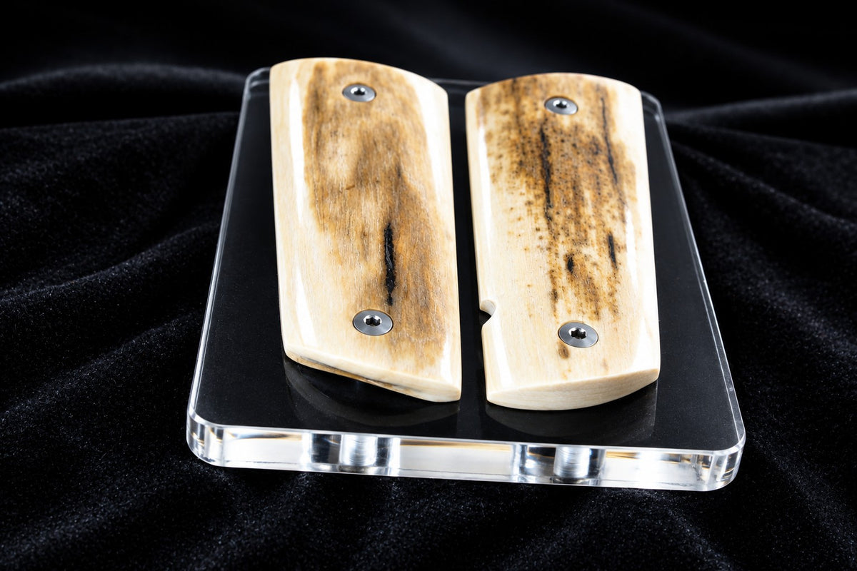 LITE BARK MAMMOTH IVORY 1911 GRIPS A-3003