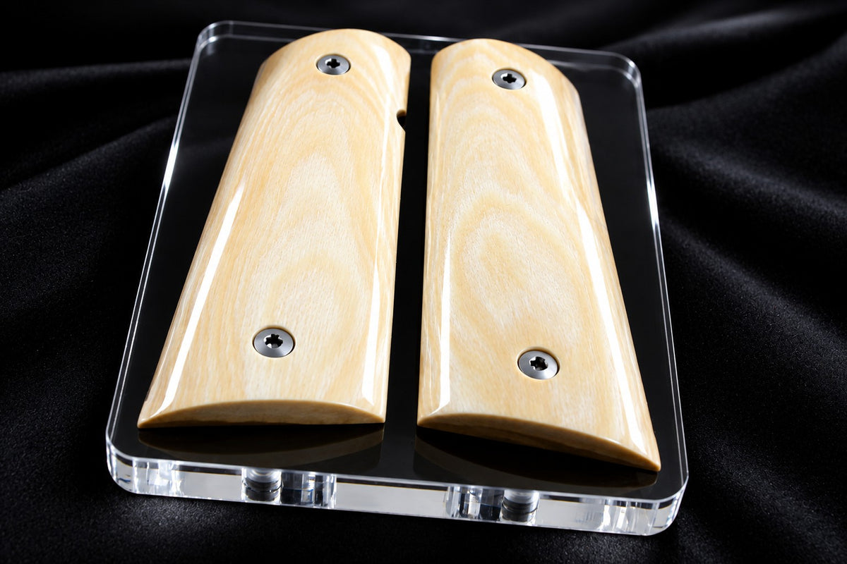CREAMY INTERIOR MAMMOTH IVORY 1911 GRIPS A-3006