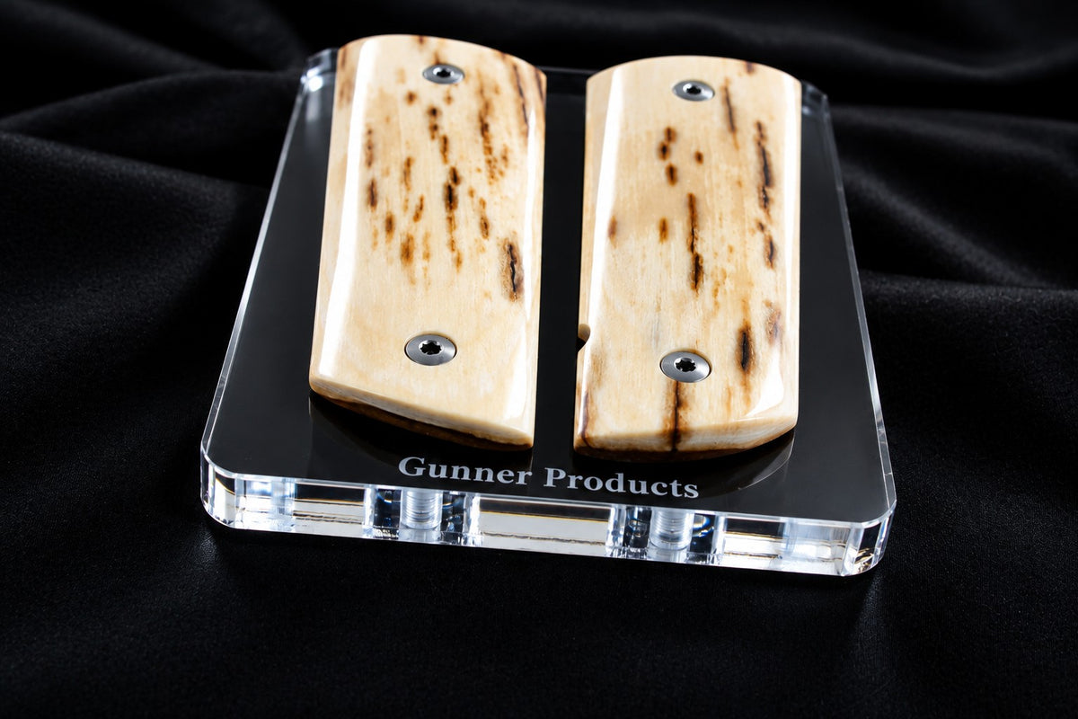 BARK MAMMOTH IVORY 1911 GRIPS A-3011