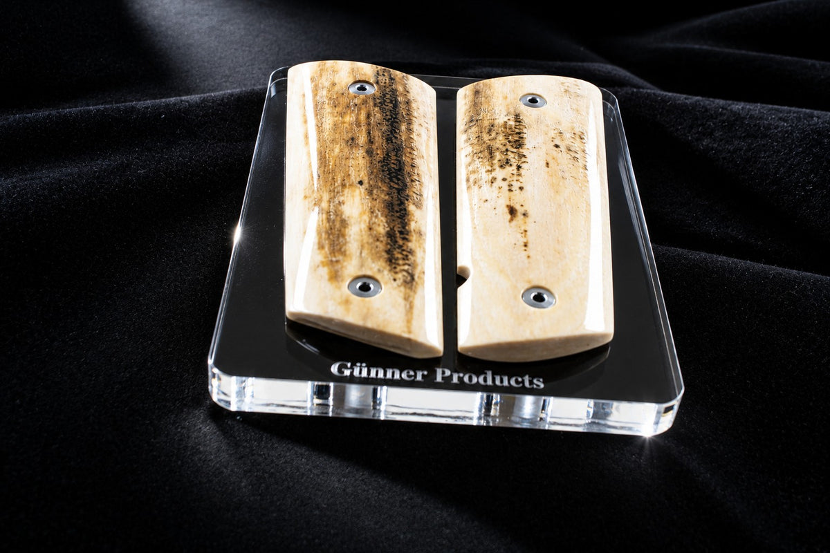 BARK MAMMOTH IVORY 1911 GRIPS A-3017