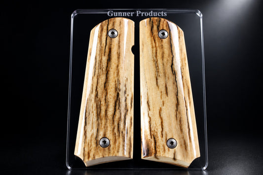 PREMIUM MAMMOTH IVORY BARK 1911 GRIPS A-3025